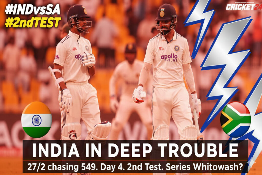 India vs South Africa 2nd Test Day 4 Live Updates: India Faces Tough Challenge in Guwahati India vs South Africa 2nd Test Day 4 Live Updates: India Faces Tough Challenge in Guwahati