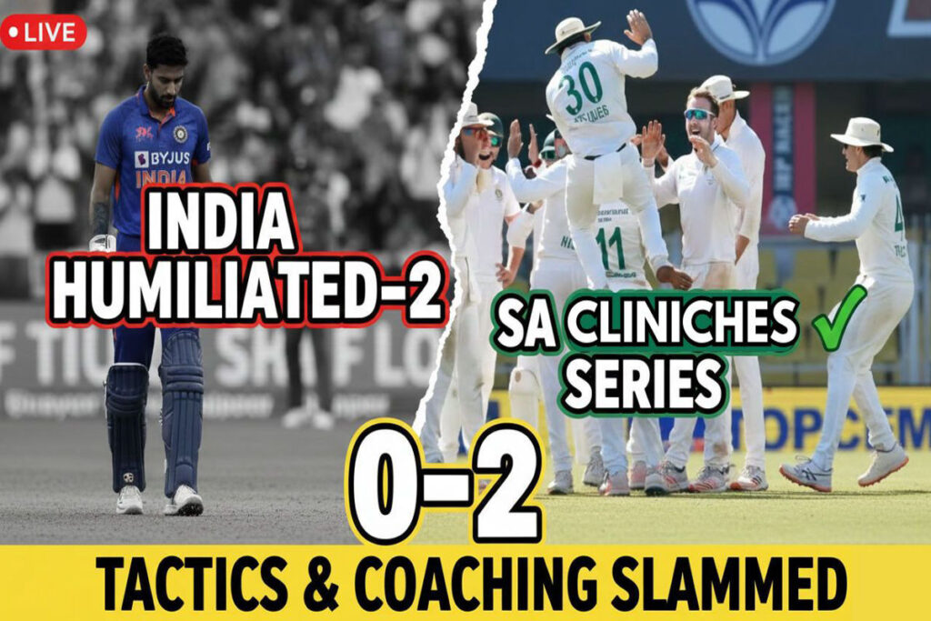 India Suffers 2-0 Test Series Whitewash at Home as South Africa Wins After 25 Years India Suffers 2-0 Test Series Whitewash at Home as South Africa Wins After 25 Years