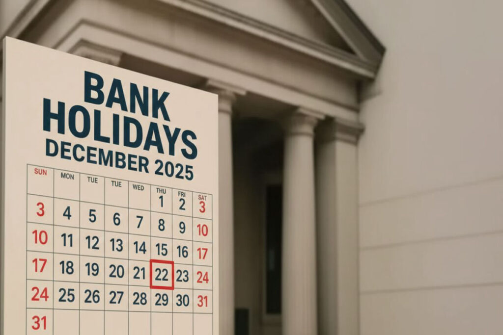 Bank Holidays in December 2025: RBI Official List & Total Days Banks Will Be Closed Bank Holidays in December 2025: RBI Official List & Total Days Banks Will Be Closed